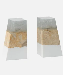 Made Goods Otis Bookends Natural