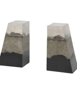 Made Goods New Arrivals Otis Bookends Gray