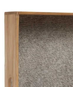 Made Goods Pace Tray Set Grey Hair On Hide New Arrivals