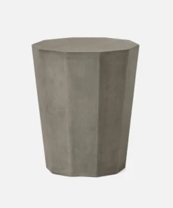 Made Goods Pamela Stool Gray Concrete New Arrivals