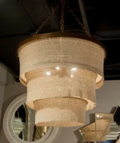 Made Goods New Arrivals Patricia Chandelier Natural Coco Beads And Gold Metal 10 Made Goods New Arrivals Patricia Chandelier Natural Coco Beads And Gold Metal