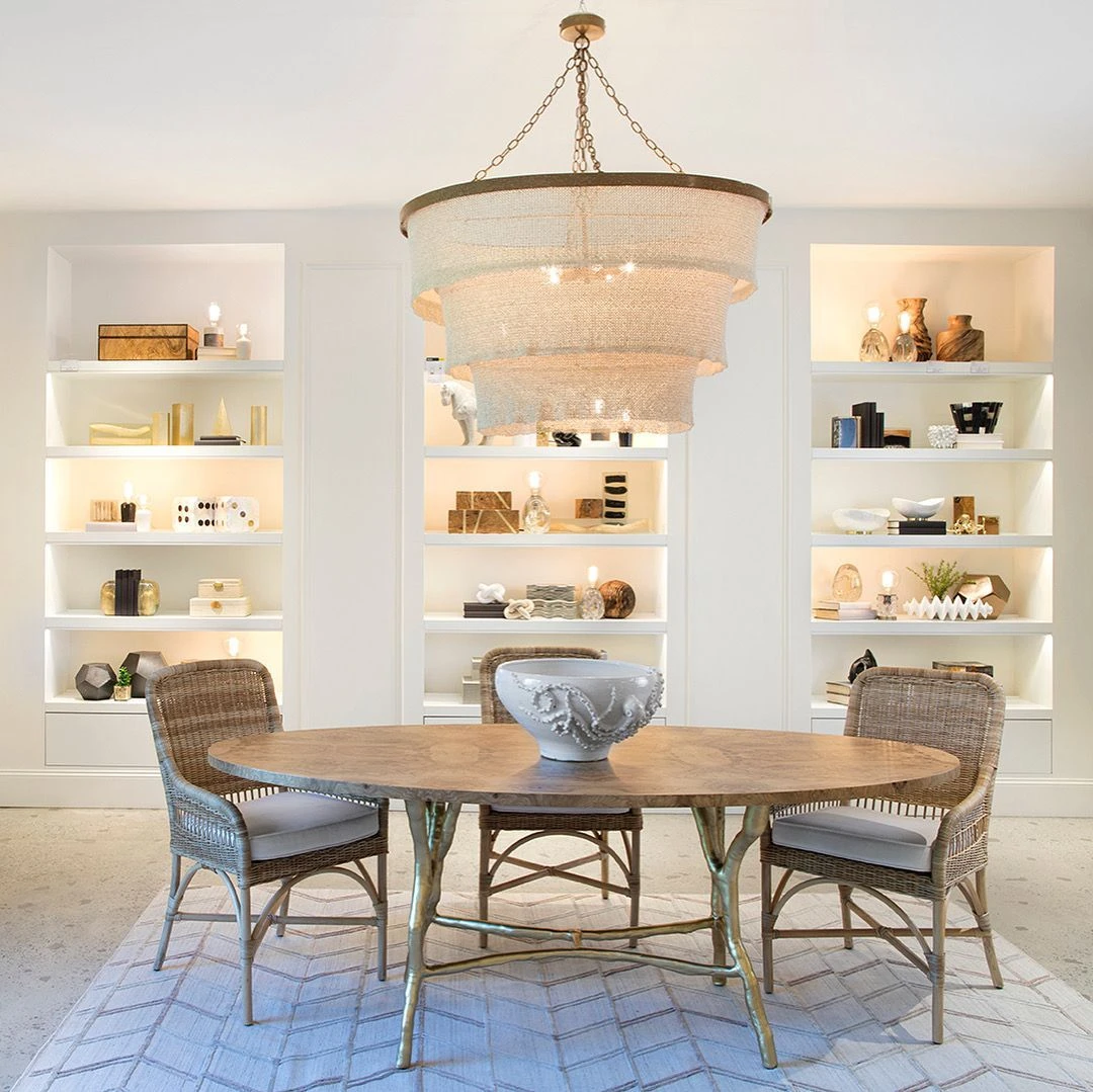 Made Goods New Arrivals Patricia Chandelier Natural Coco Beads And Gold Metal 2 Made Goods New Arrivals Patricia Chandelier Natural Coco Beads And Gold Metal