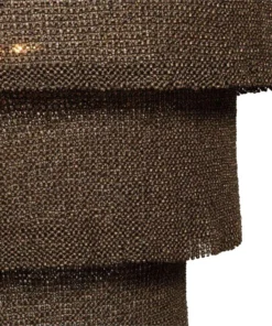 Made Goods Patricia Chandelier Bronze Coco Beads And Gold Metal 10 Made Goods Patricia Chandelier Bronze Coco Beads And Gold Metal