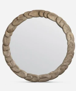 Made Goods New Arrivals Paulina Mirror Distressed Gray