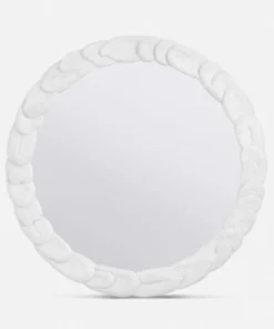 Made Goods Paulina Mirror White Plaster New Arrivals