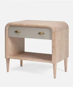 Made Goods New Arrivals Pierre Double Nightstand French Gray And Whitewash