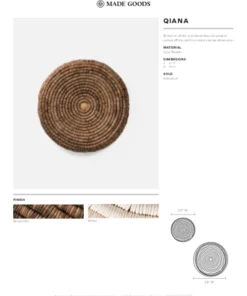 Made Goods New Arrivals Qiana Wall Decor Small White 5 Made Goods New Arrivals Qiana Wall Decor Small White