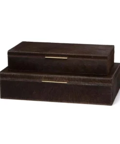 Made Goods Ralston Box Set Dark Brown Hair On Hide New Arrivals