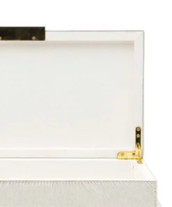 Made Goods New Arrivals Ralston Box Set Natural White Hair On Hide