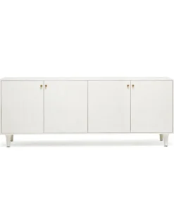 Made Goods New Arrivals Ramon 4 Door Buffet Pristine Faux Raffia