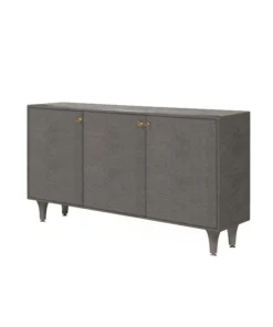 Made Goods Ramon 3 Door Buffet Seal Faux Raffia