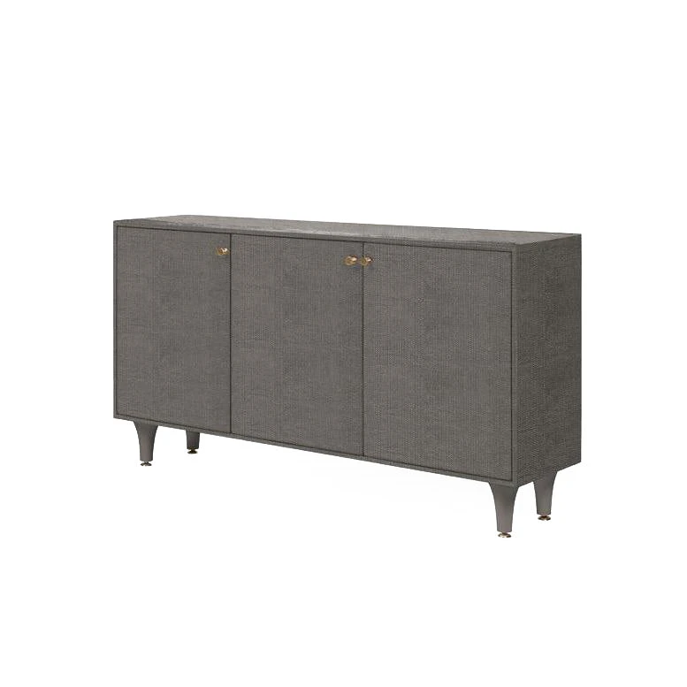 Made Goods Ramon 3 Door Buffet Seal Faux Raffia 1 Made Goods Ramon 3 Door Buffet Seal Faux Raffia