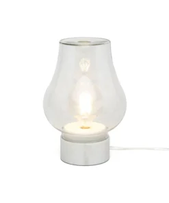 Made Goods Reco Bookcase Lamp Set White Marble New Arrivals