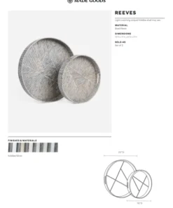 Made Goods Reeves Tray Set Of Two