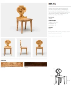 Made Goods Rikke Chair Walnut Veneer