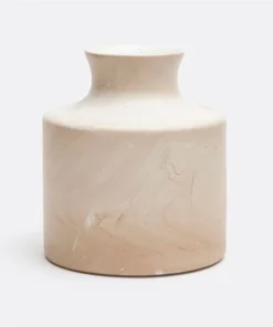 Made Goods New Arrivals Rivka Vase Set Of Two Small White Mango Wood