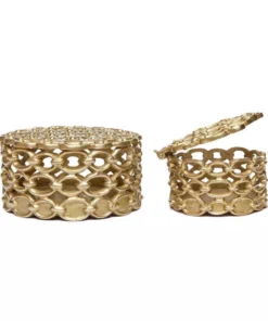 Made Goods New Arrivals Rocco Box Set Vintage Brass