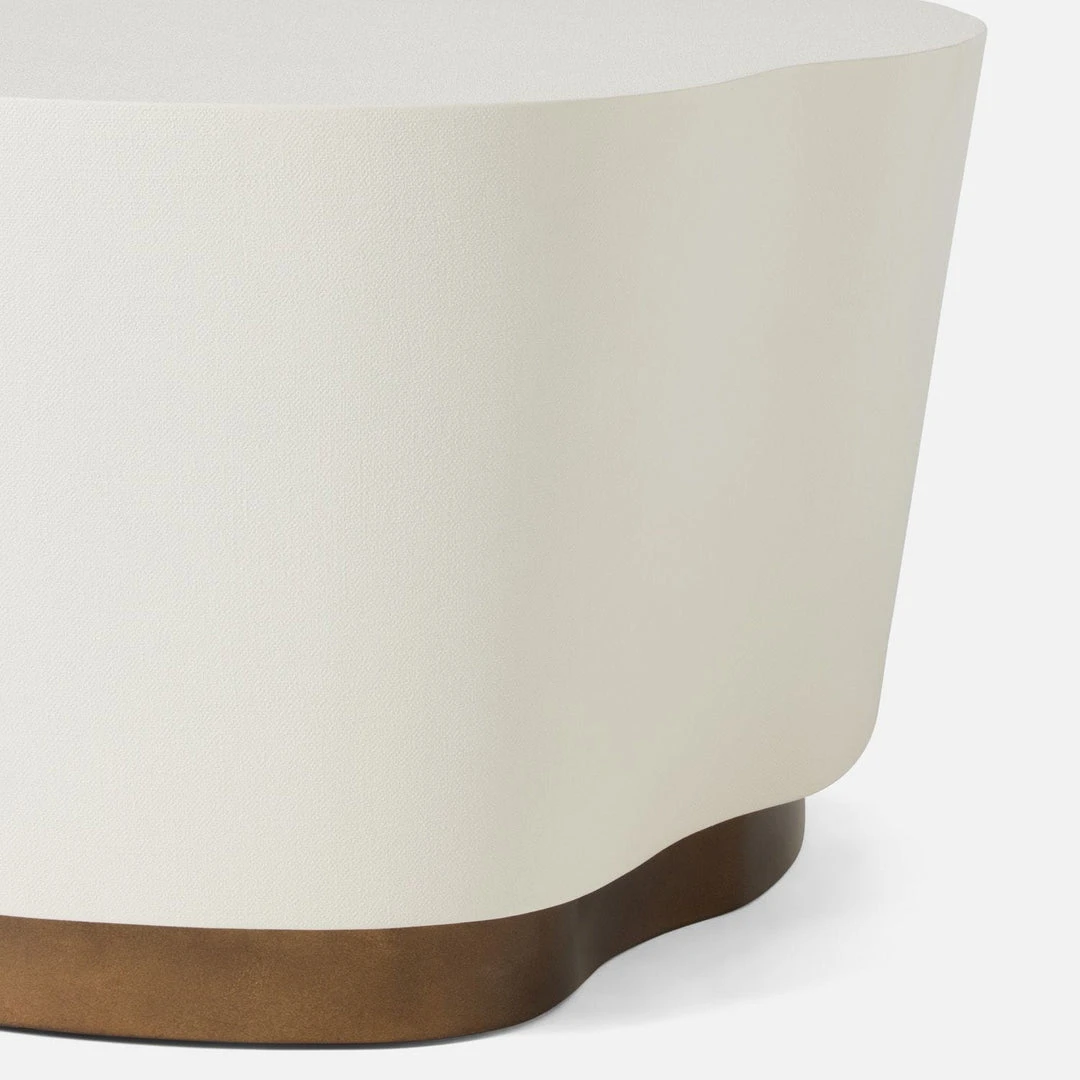 Made Goods Rockwell Coffee Table Large White Faux Belgian Linen New Arrivals 7 Made Goods Rockwell Coffee Table Large White Faux Belgian Linen New Arrivals