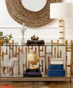 Made Goods Rufus Sculpture Light Gray Stone