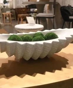 Made Goods New Arrivals Samara Bowl White Cast Resin