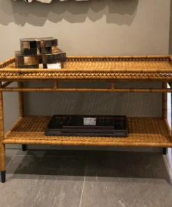 Made Goods Sarah Console Woven Rattan
