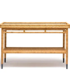Made Goods Sarah Console Woven Rattan