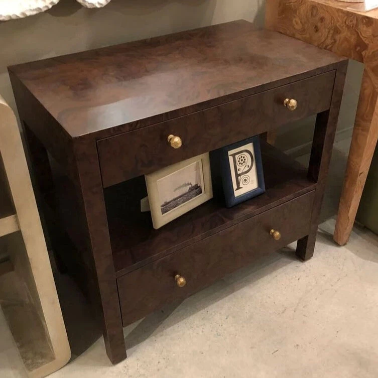 Made Goods New Arrivals Lindsey Double Nightstand Walnut Veneer 2 Made Goods New Arrivals Lindsey Double Nightstand Walnut Veneer