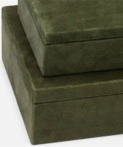 Made Goods Sinclaire Box Set Forest Green Velvet New Arrivals