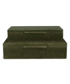 Made Goods Sinclaire Box Set Forest Green Velvet New Arrivals