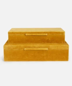 Made Goods Sinclaire Box Set Ochre Velvet New Arrivals