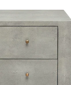 Made Goods Sorin 36" Dresser Castor Gray Faux Shagreen 8 Made Goods Sorin 36