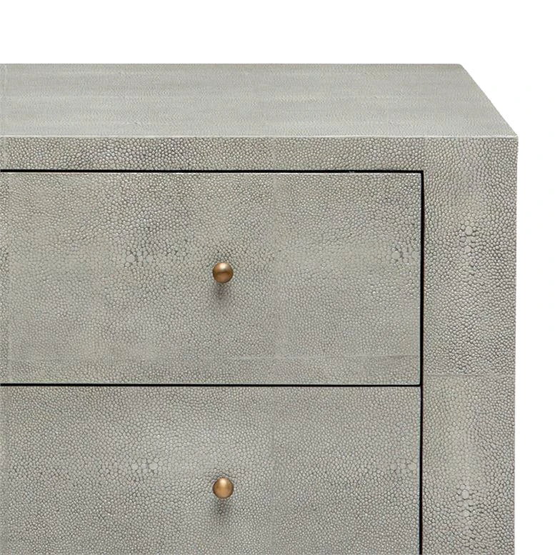 Made Goods Sorin 36" Dresser Castor Gray Faux Shagreen 4 Made Goods Sorin 36" Dresser Castor Gray Faux Shagreen