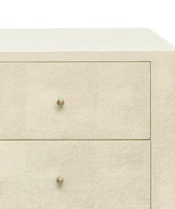 Made Goods New Arrivals Sorin 36" Dresser Off White Faux Shagreen 8 Made Goods New Arrivals Sorin 36