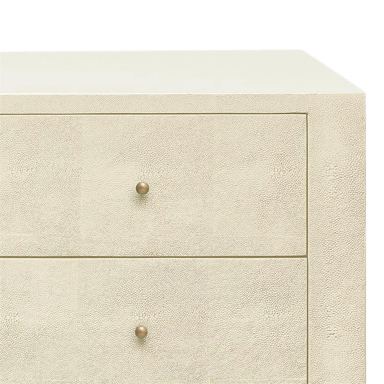 Made Goods Sorin 48" Dresser Off White Faux Shagreen 3 Made Goods Sorin 48" Dresser Off White Faux Shagreen