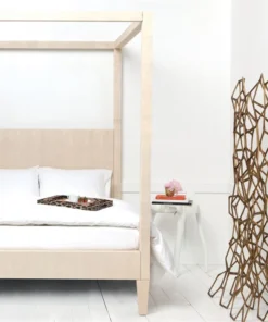 Made Goods Sorin Bed Off White Faux Shagreen New Arrivals