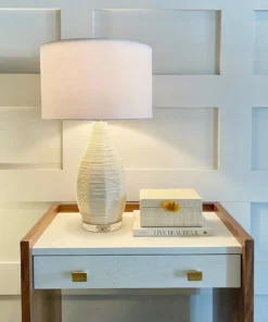 Made Goods Thatcher Table Lamp Cream Rope New Arrivals