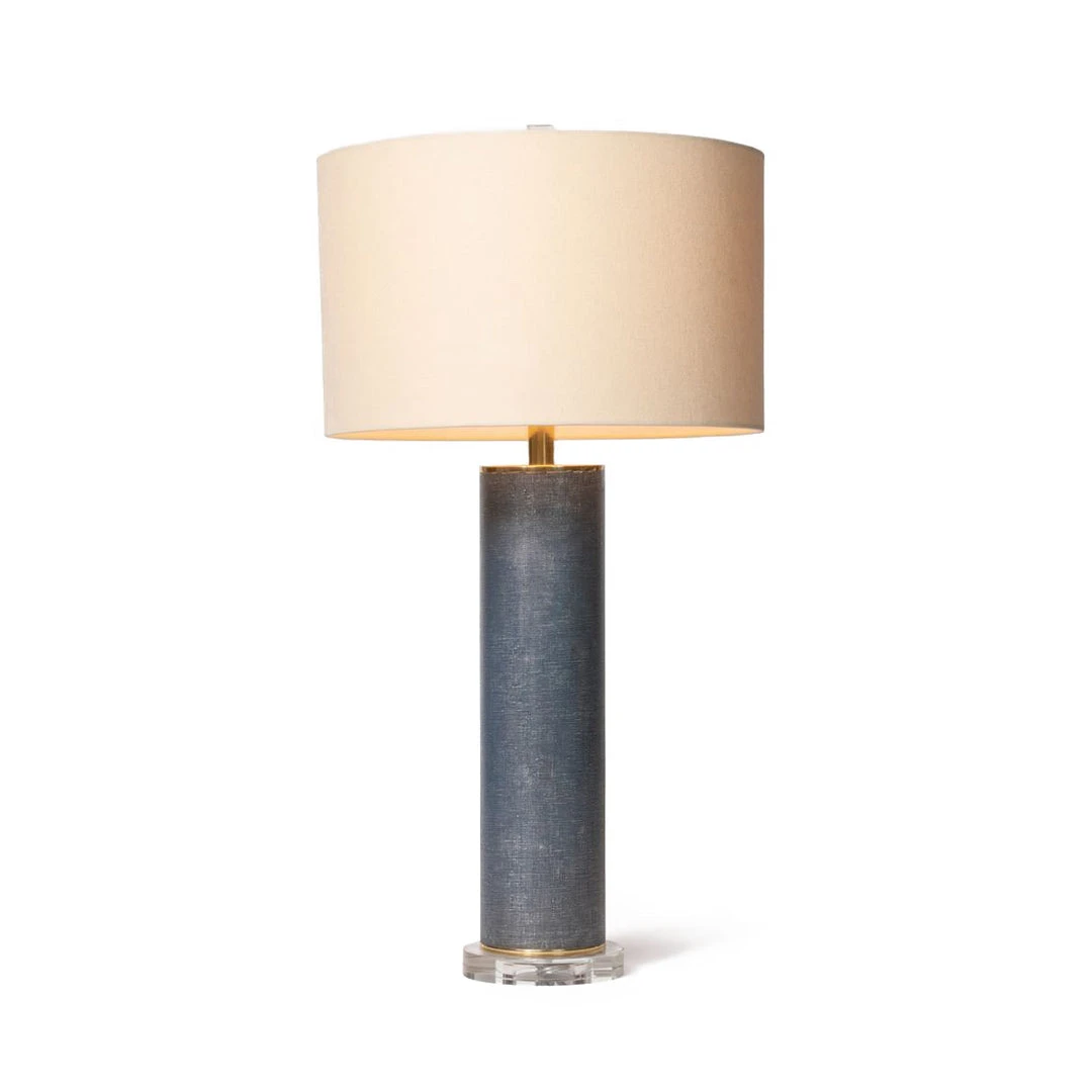 Made Goods Tavis Table Lamp Metallic Denim Faux Linen 1 Made Goods Tavis Table Lamp Metallic Denim Faux Linen