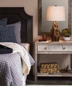 Made Goods Terrell Double Nightstand Gray New Arrivals