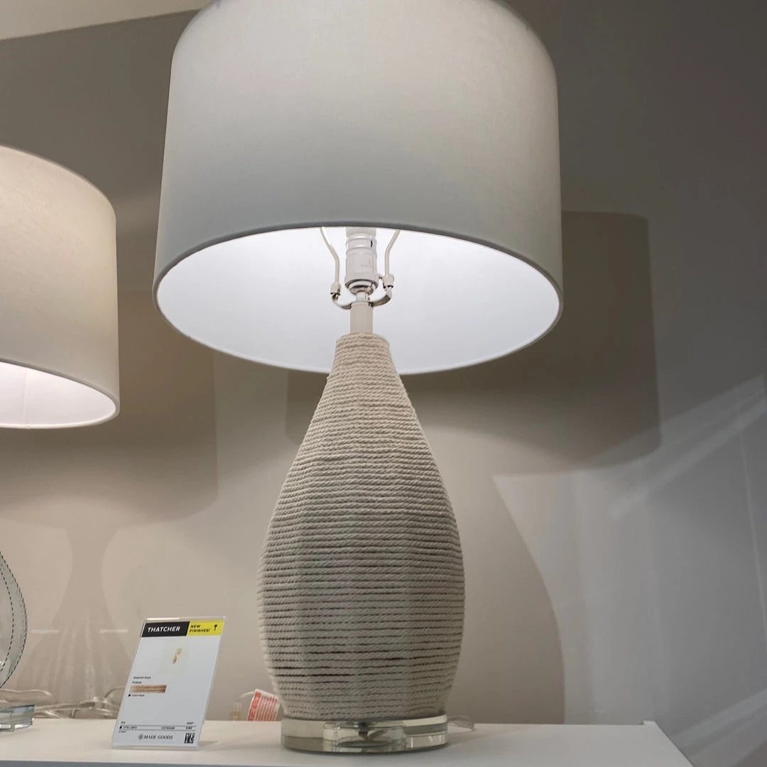 Made Goods Thatcher Table Lamp Cream Rope New Arrivals 5 Made Goods Thatcher Table Lamp Cream Rope New Arrivals