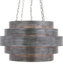 Made Goods New Arrivals Thyra Chandelier Aged Silver