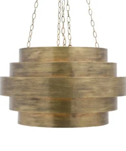 Made Goods New Arrivals Thyra Chandelier Aged Gold