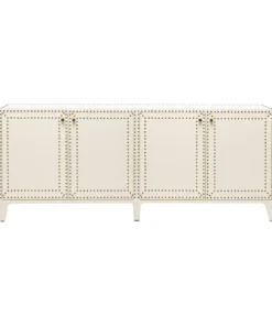 Made Goods Turner 4 Door Buffet White Linen New Arrivals