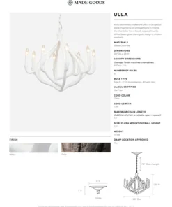 Made Goods Ulla Chandelier Gray Concrete New Arrivals 11 Made Goods Ulla Chandelier Gray Concrete New Arrivals