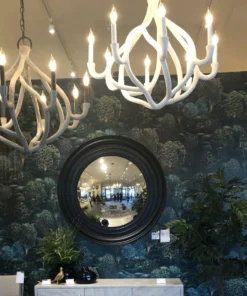 Made Goods Ulla Chandelier White Gesso Concrete New Arrivals