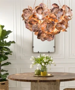 Made Goods Venus Chandelier Natural Saddle 28 Made Goods Venus Chandelier Natural Saddle