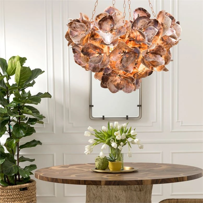 Made Goods Venus Chandelier Natural Saddle 12 Made Goods Venus Chandelier Natural Saddle