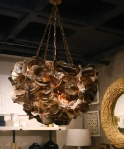Made Goods Venus Chandelier Natural Saddle 26 Made Goods Venus Chandelier Natural Saddle