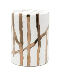 Made Goods Willow Stool Gold