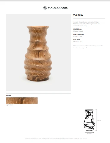 Made Goods Yama Vase Set New Arrivals 3 Made Goods Yama Vase Set New Arrivals