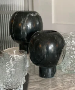 Made Goods Zuko Vase Black Marble Set New Arrivals